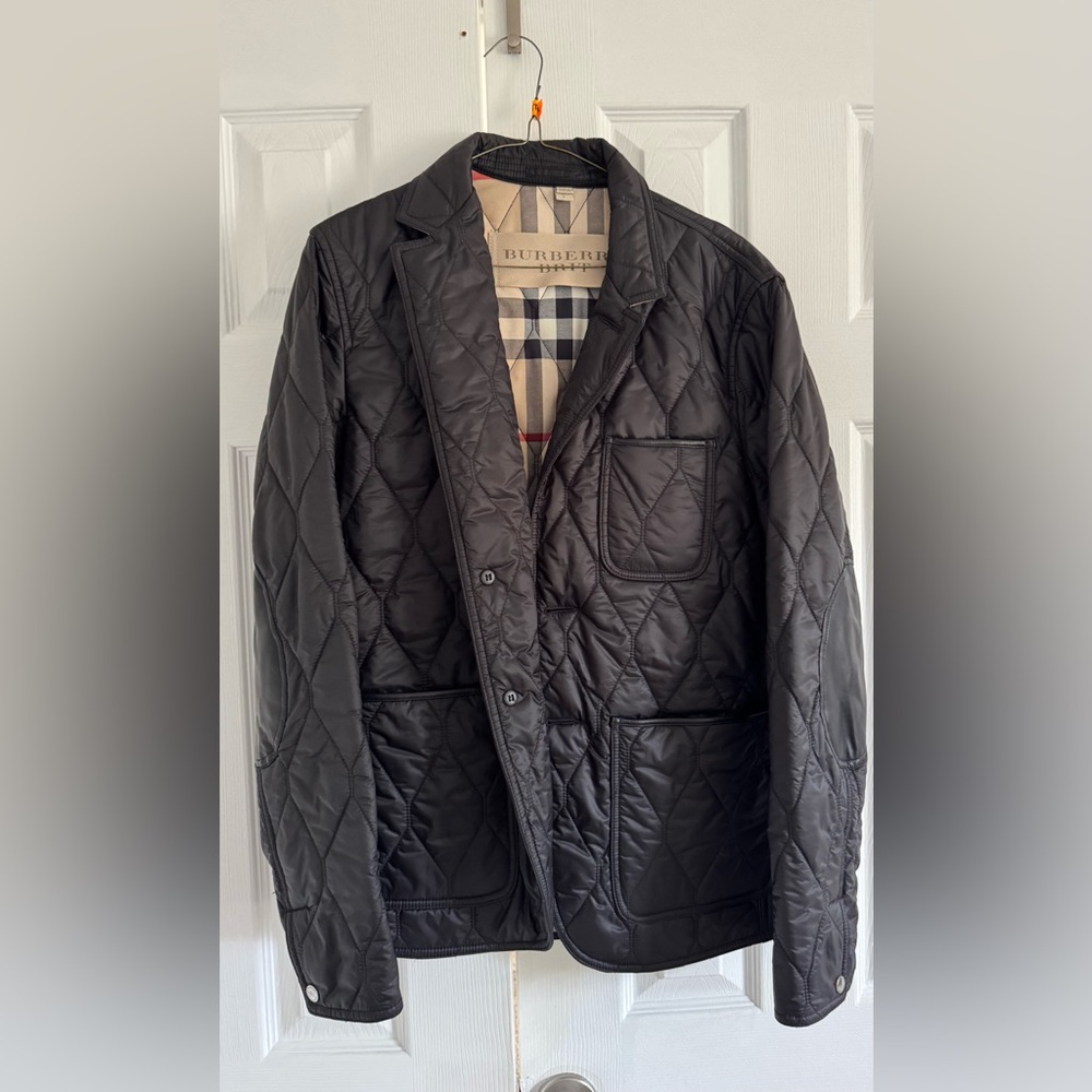 Burberry Black Quilted Men's light weight Jacket